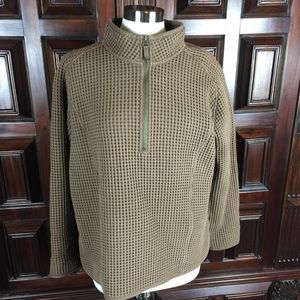 Cabelas woman’s waffle pattern cotton pullover